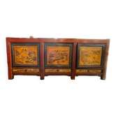Antique Chinese sideboard 3 doors + 3 drawers