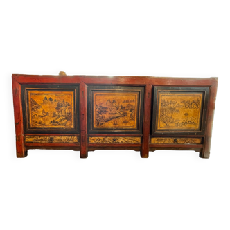 Antique Chinese sideboard 3 doors + 3 drawers