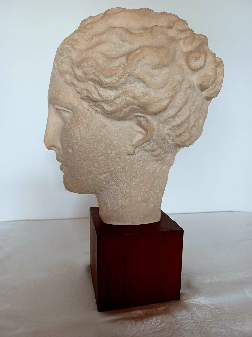 Buste tête de la déesse Hygie  - reproduction du musée du Louvre