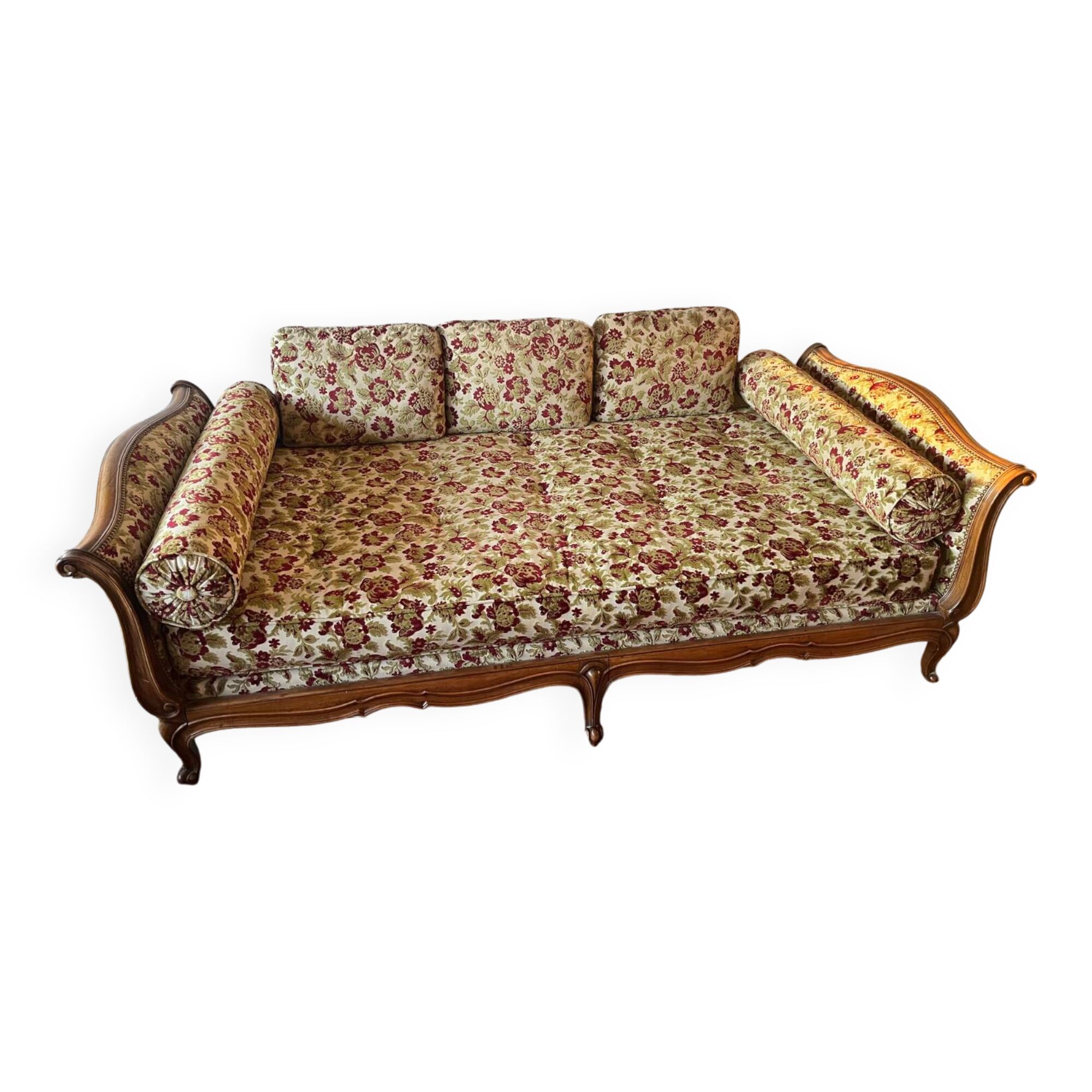 Large LOUIS XV style sofa bed