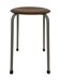 Vintage school stool, 1970s industrial design, Dutch minimalist
