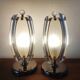 Paire de lampes en verre, 1970
