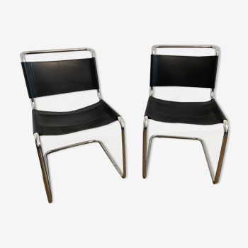 Paire de chaises de Marcel  Breuer