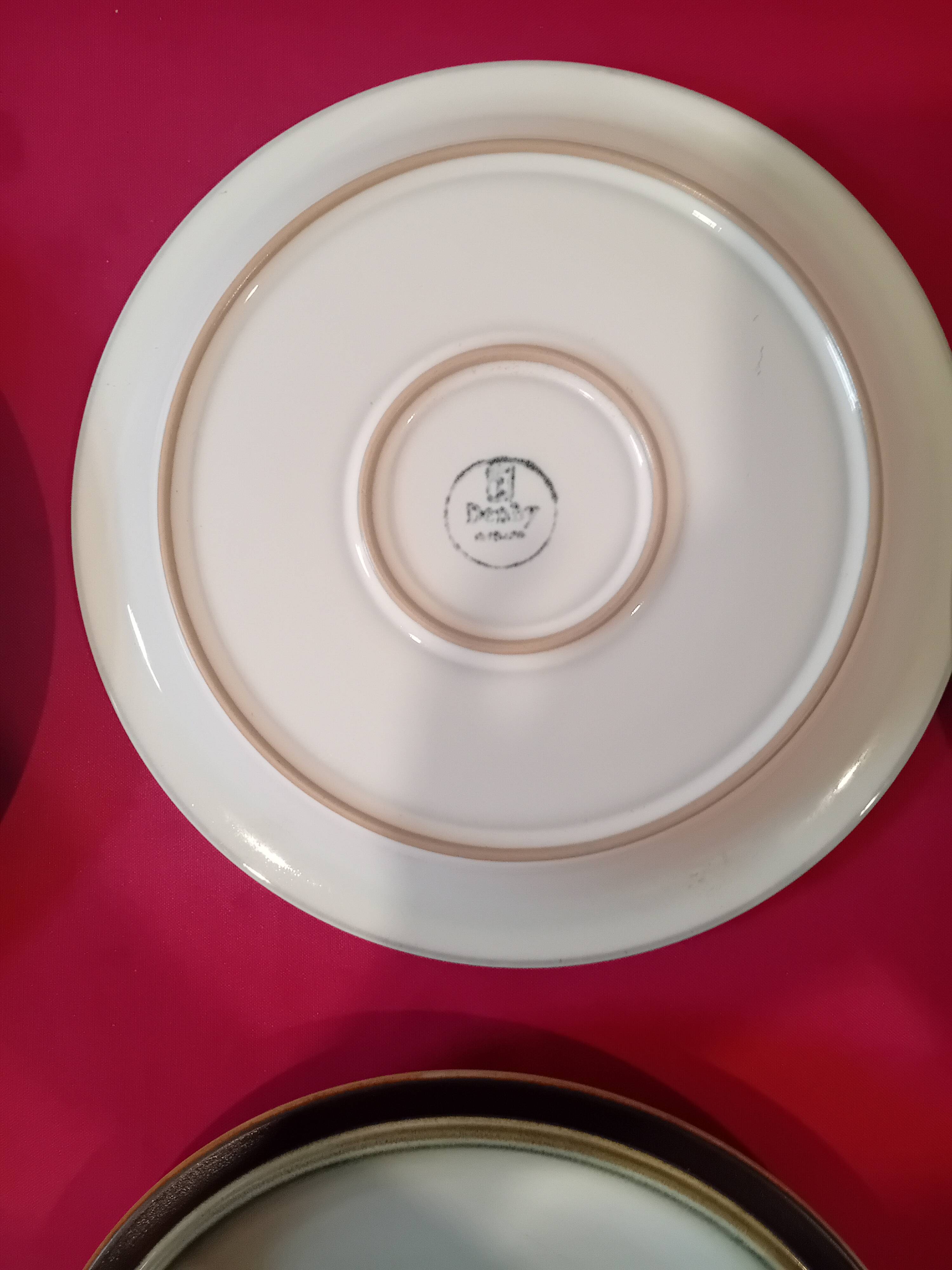 Vintage: Set of 6 Denbry English Dinner Plates