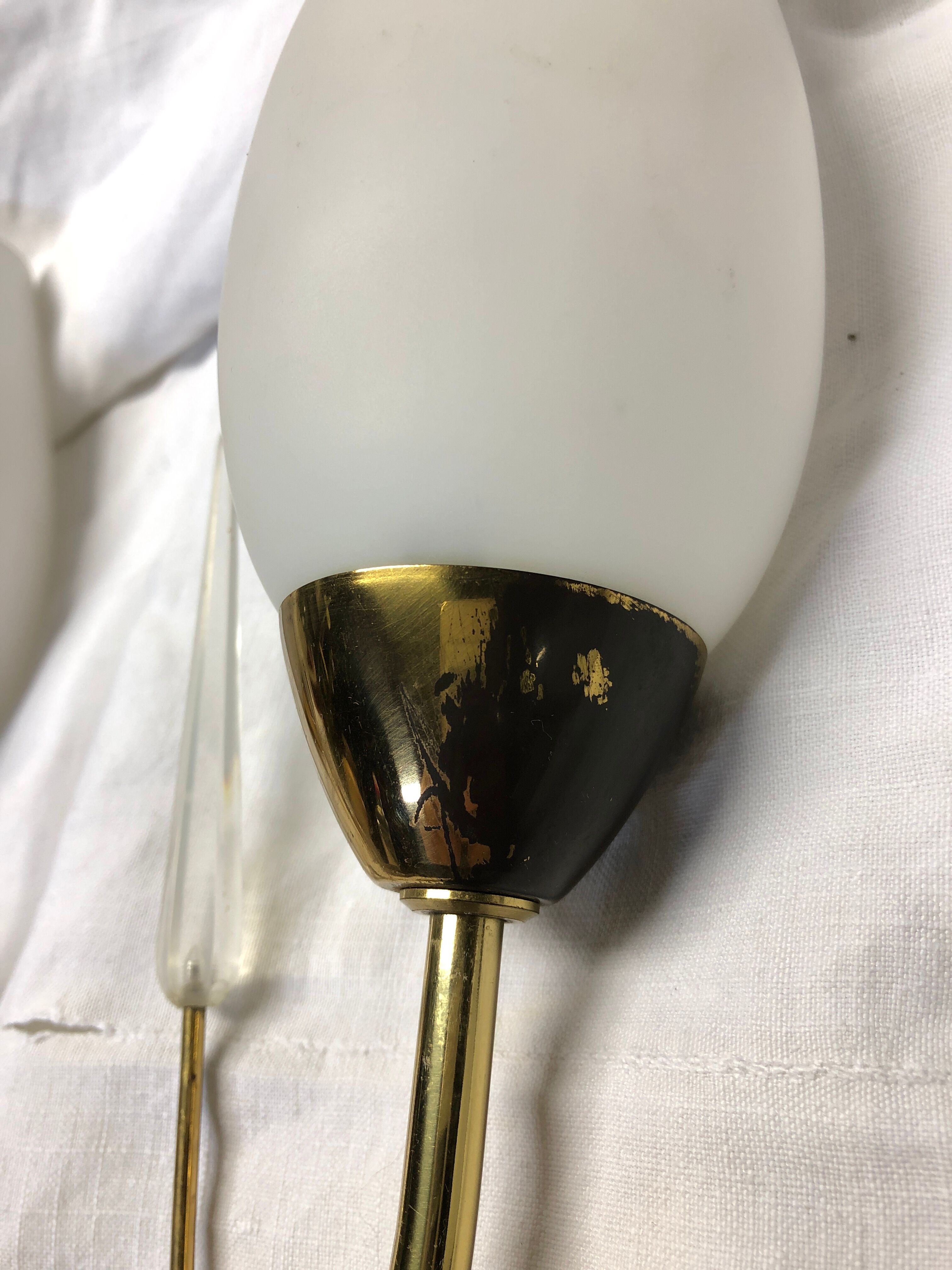 Pair of vintage 50s wall light