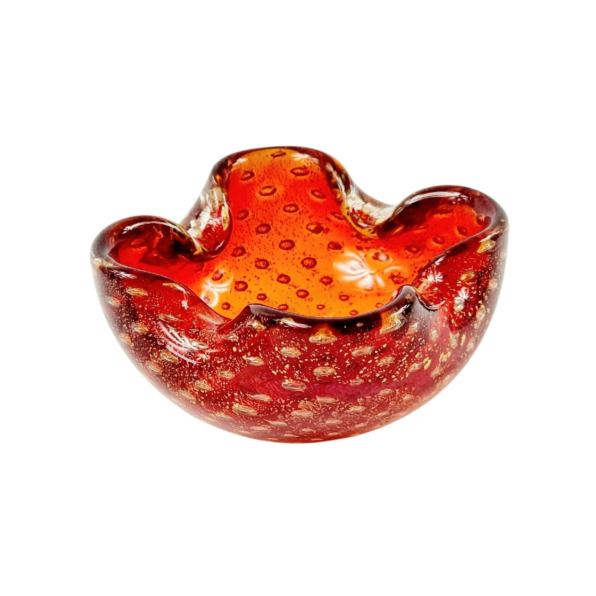Mid Century Murano Glass Catchall/Ashtray - Barovier & Toso, Italy, 1960s