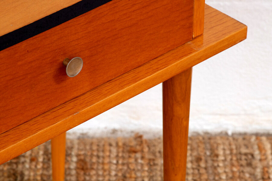 Vintage bedside table 58 cm