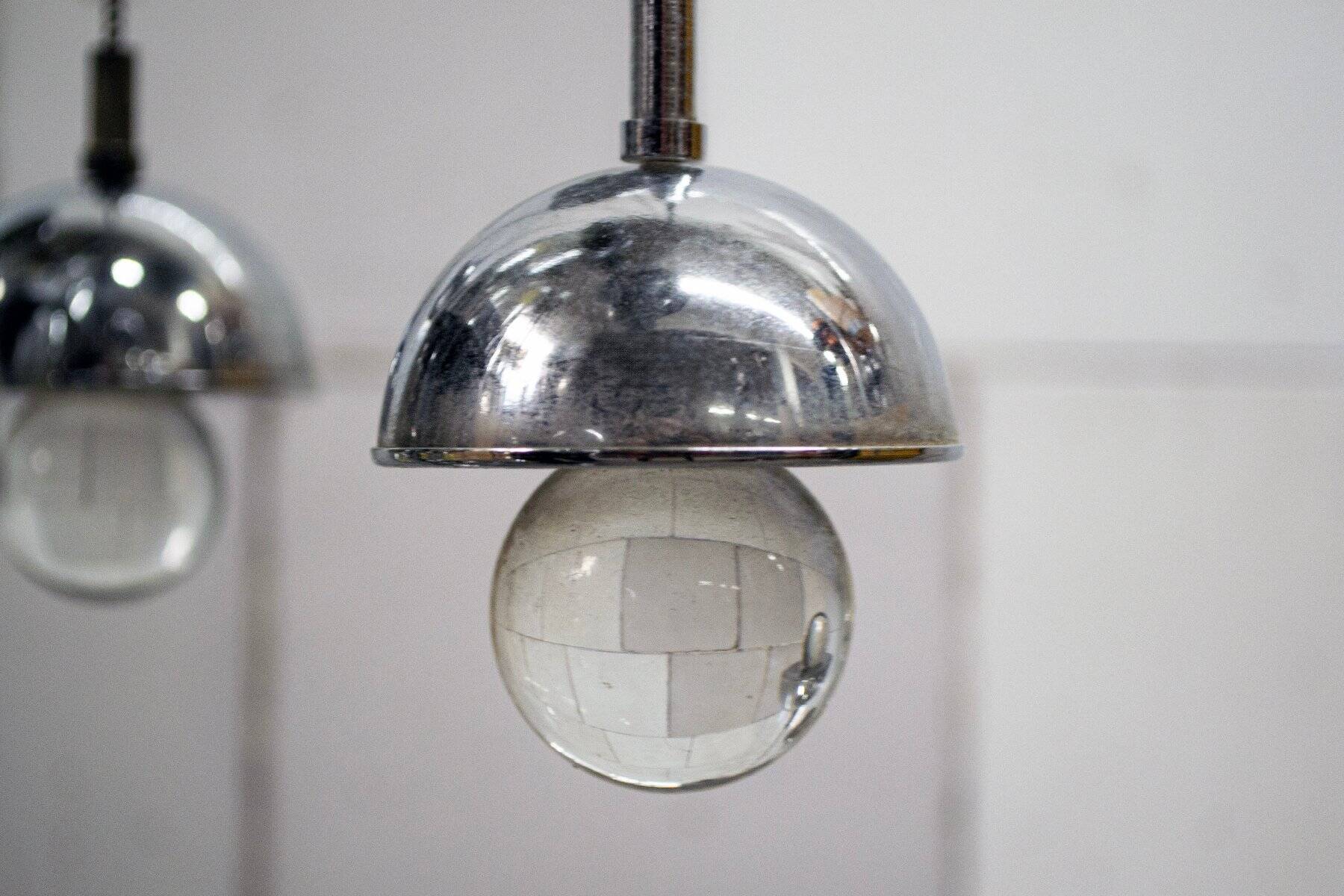 Vintage Space Age ceiling lamp, Italy, 1960s