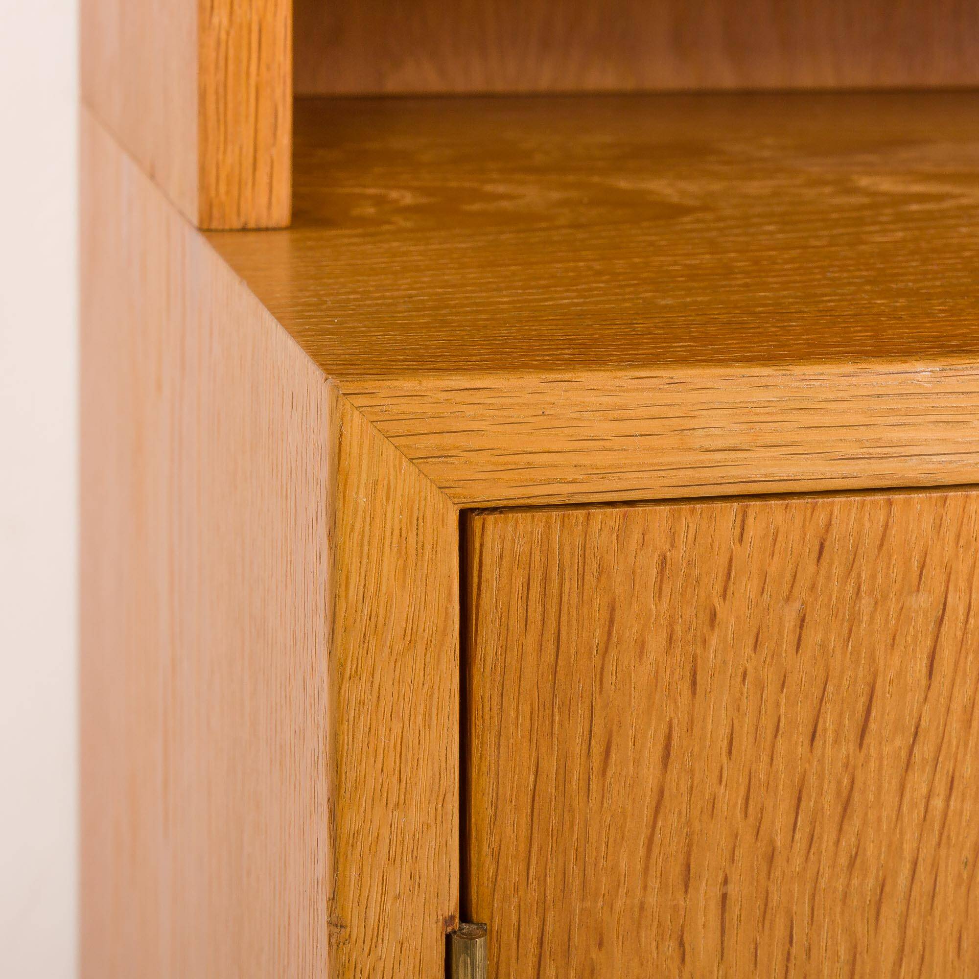 Hans Wegner mid-century oak bookcase, RY Mobler, 1960s