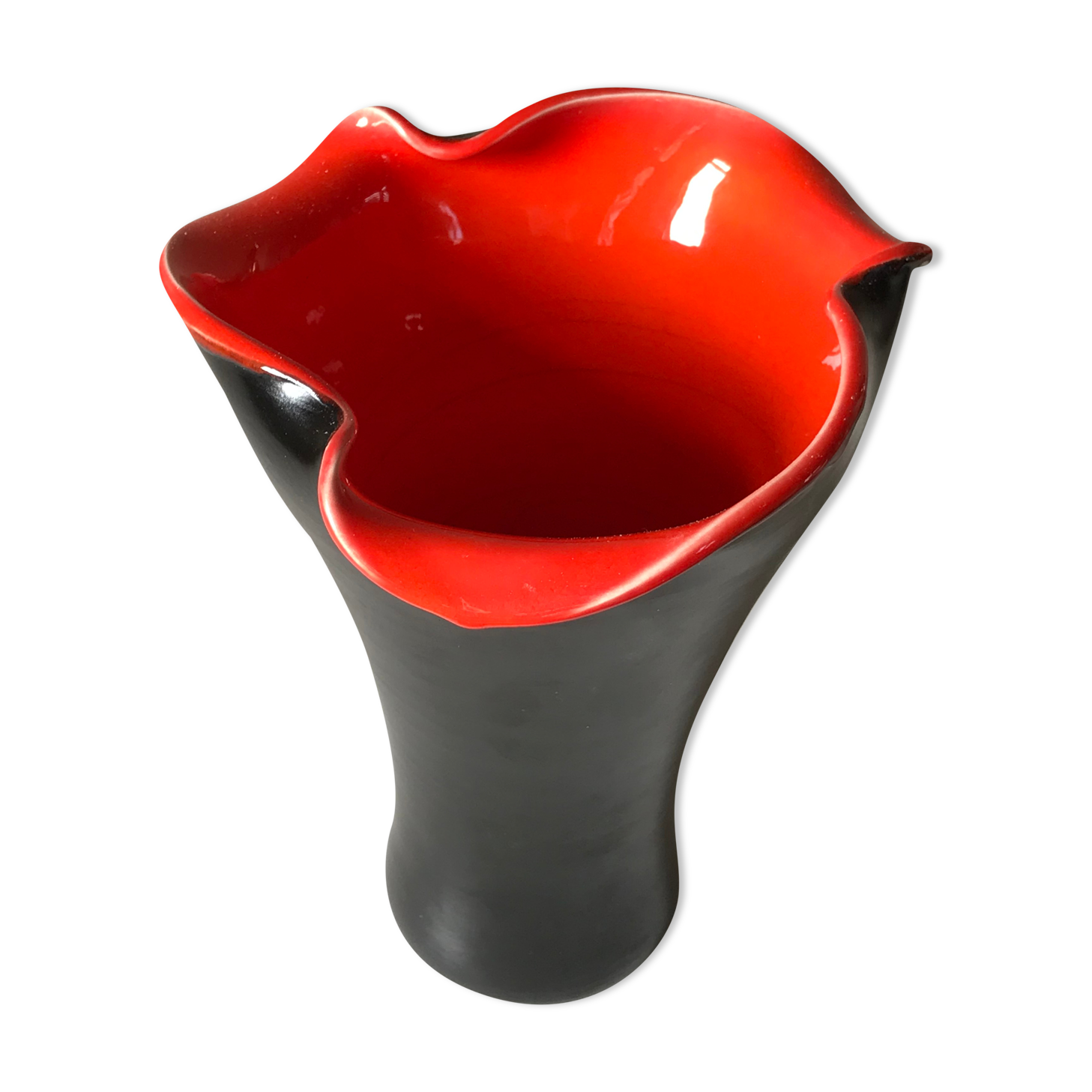 Ceramic vase weaned design 50 years