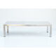 Coffee table in stainless steel 70s