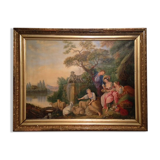Painting XIX th signed Chéradame