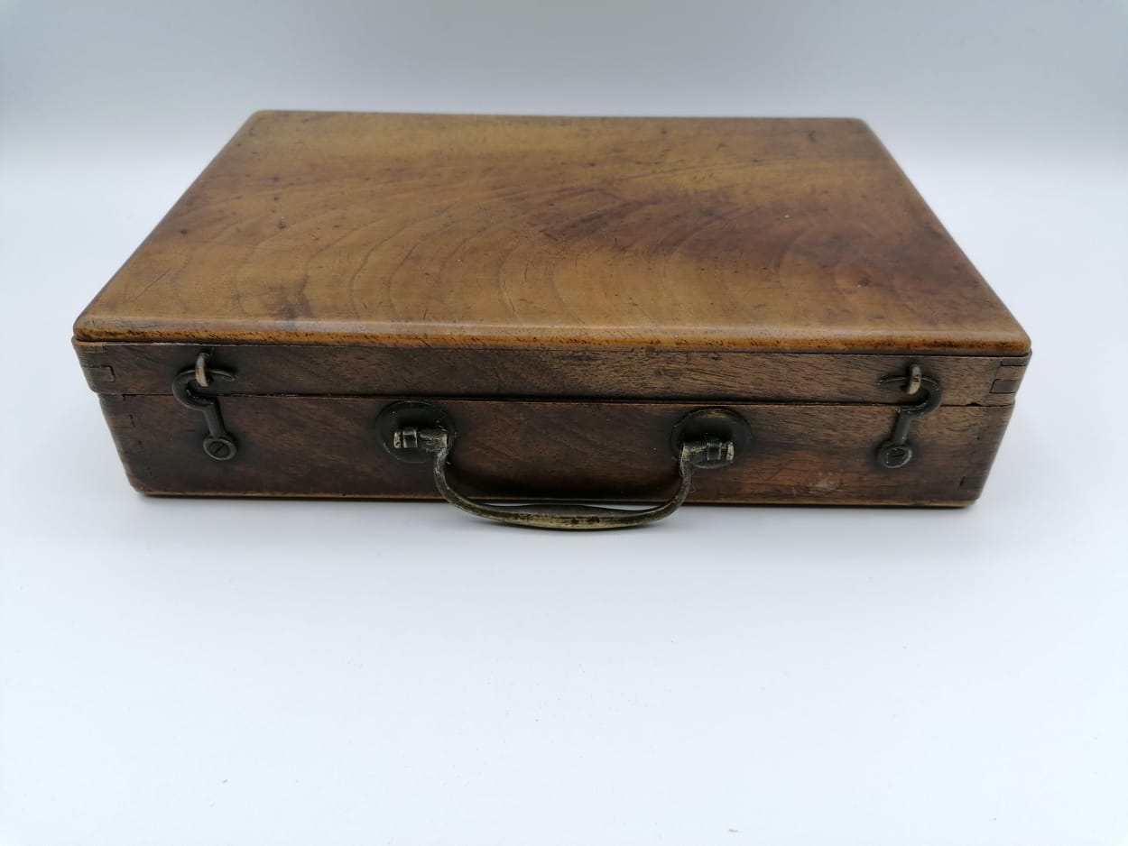 Ancient walnut box