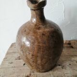 Small very old glazed jug