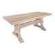 Monastery farmhouse table sandblasted