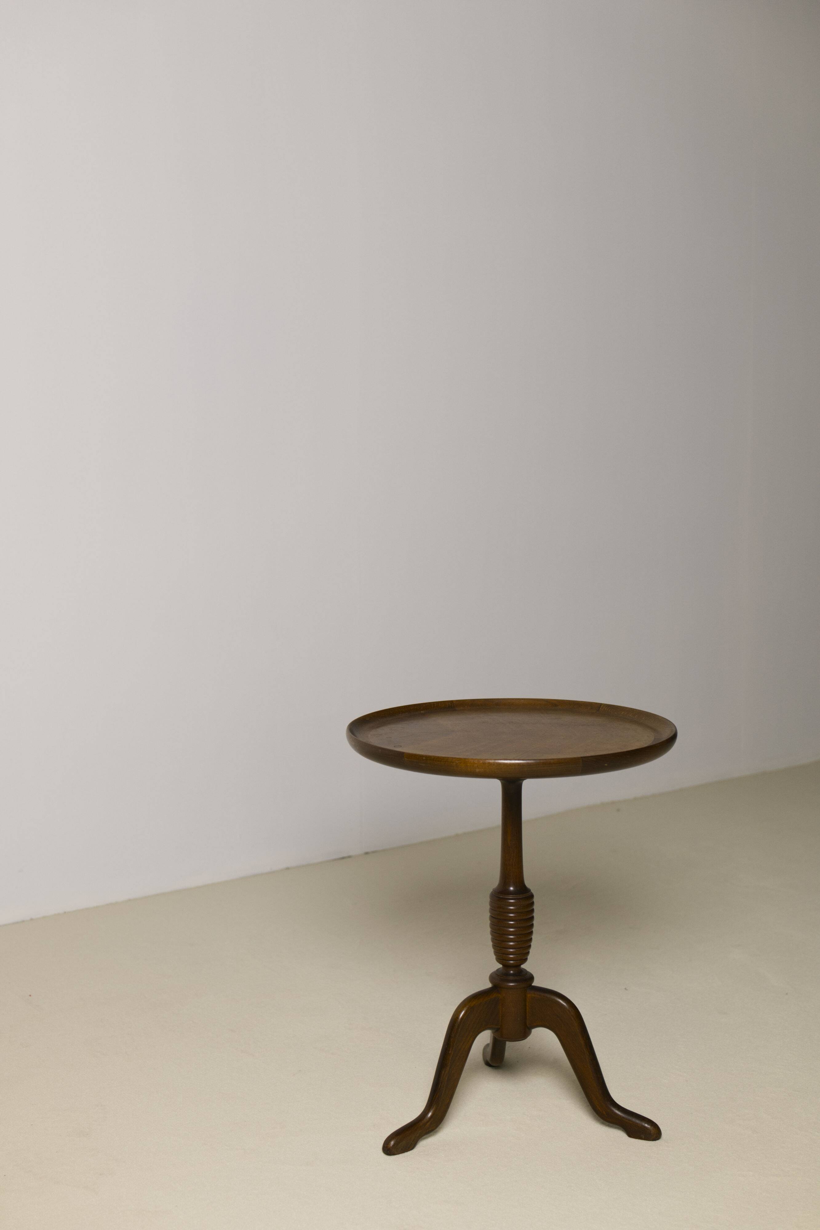 Mahogany side table by Anton Kildeberg, Denmark 1960's