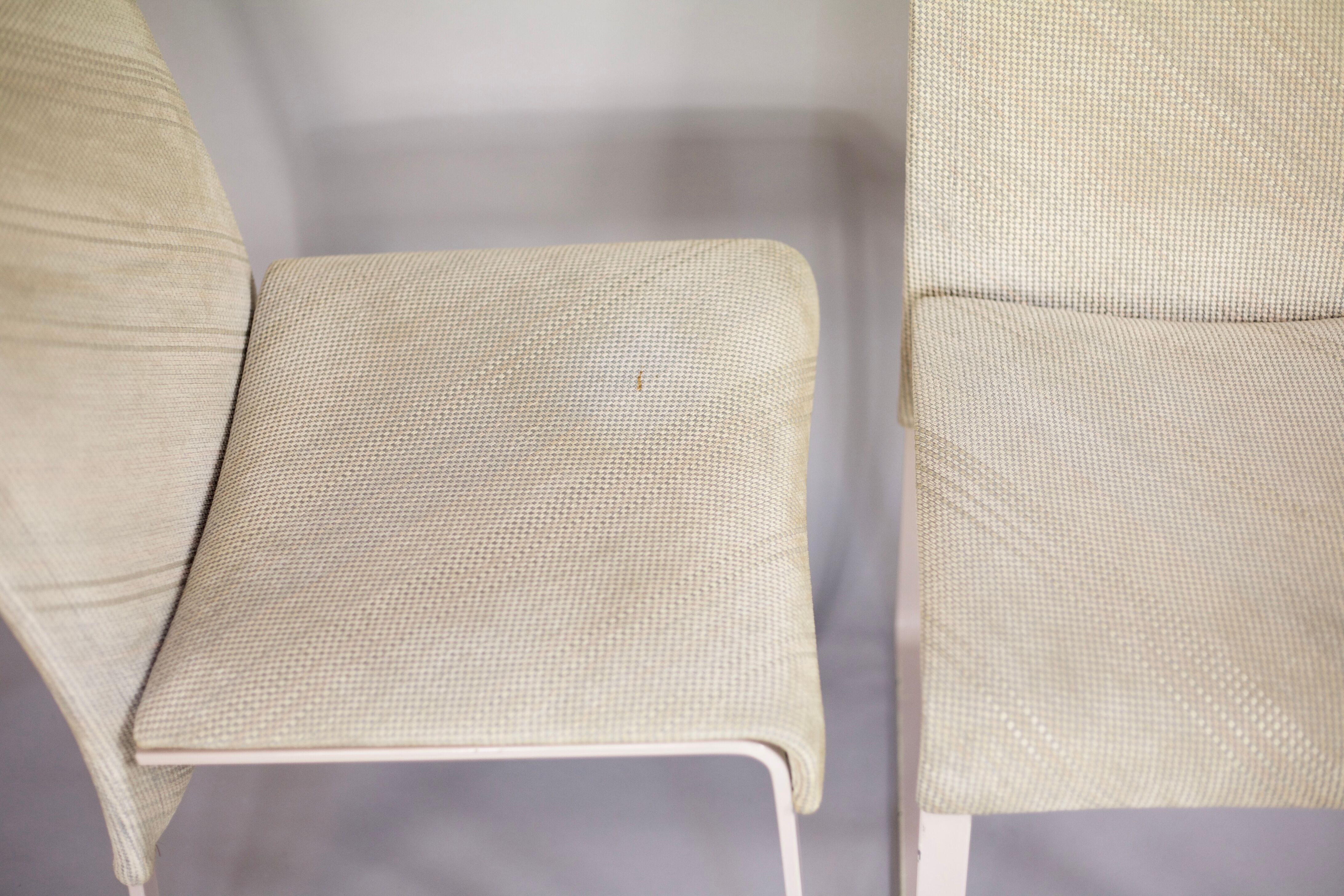 Pair of chairs by Giovanni Offredi model published by Saporiti Italy circa 1970 Ealing