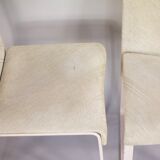 Pair of chairs by Giovanni Offredi model published by Saporiti Italy circa 1970 Ealing