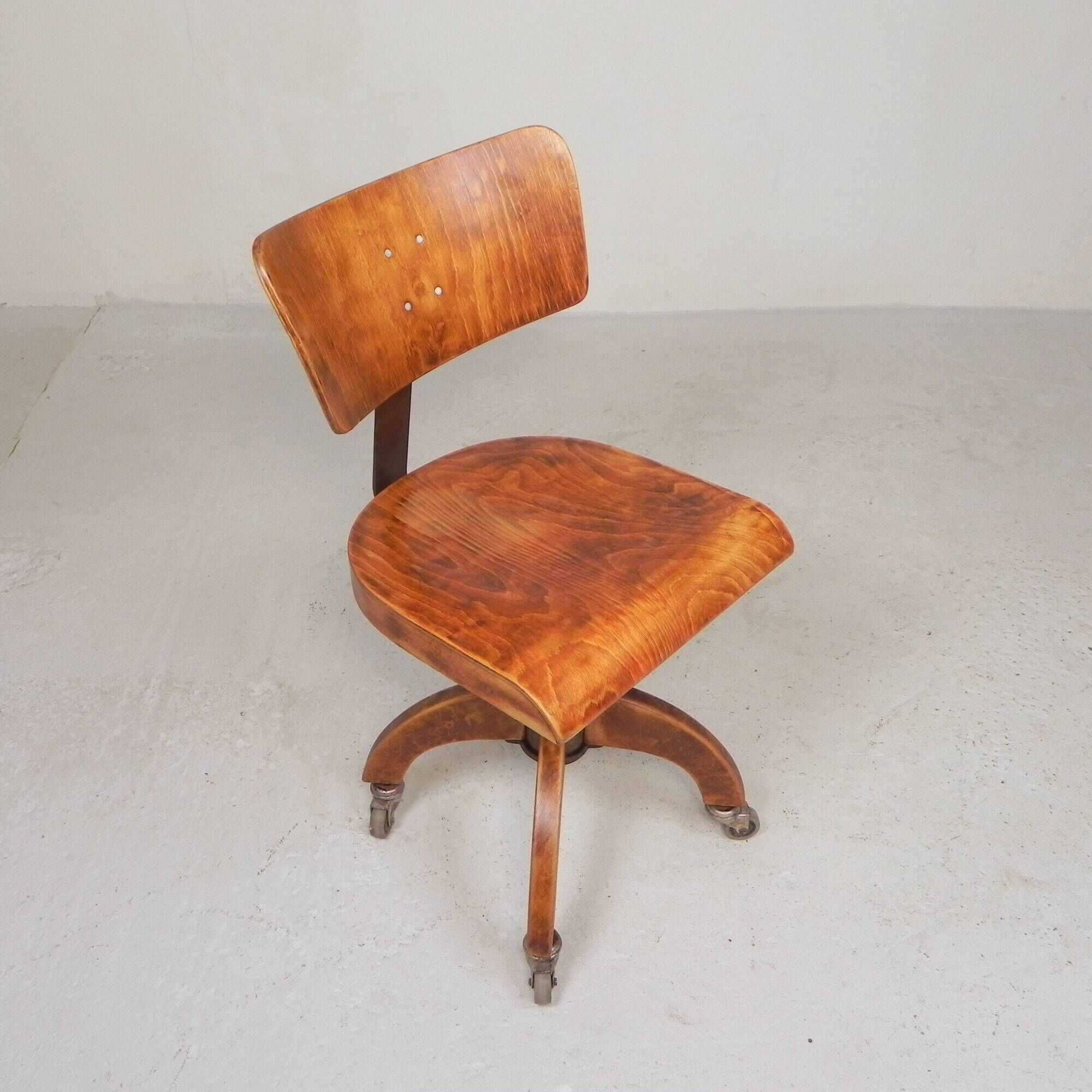Bauhaus office chair, krenzer studio chair, 1930s