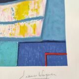 Lithograph signed France Wagner