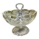 Coupe en verre ciselé vintage
