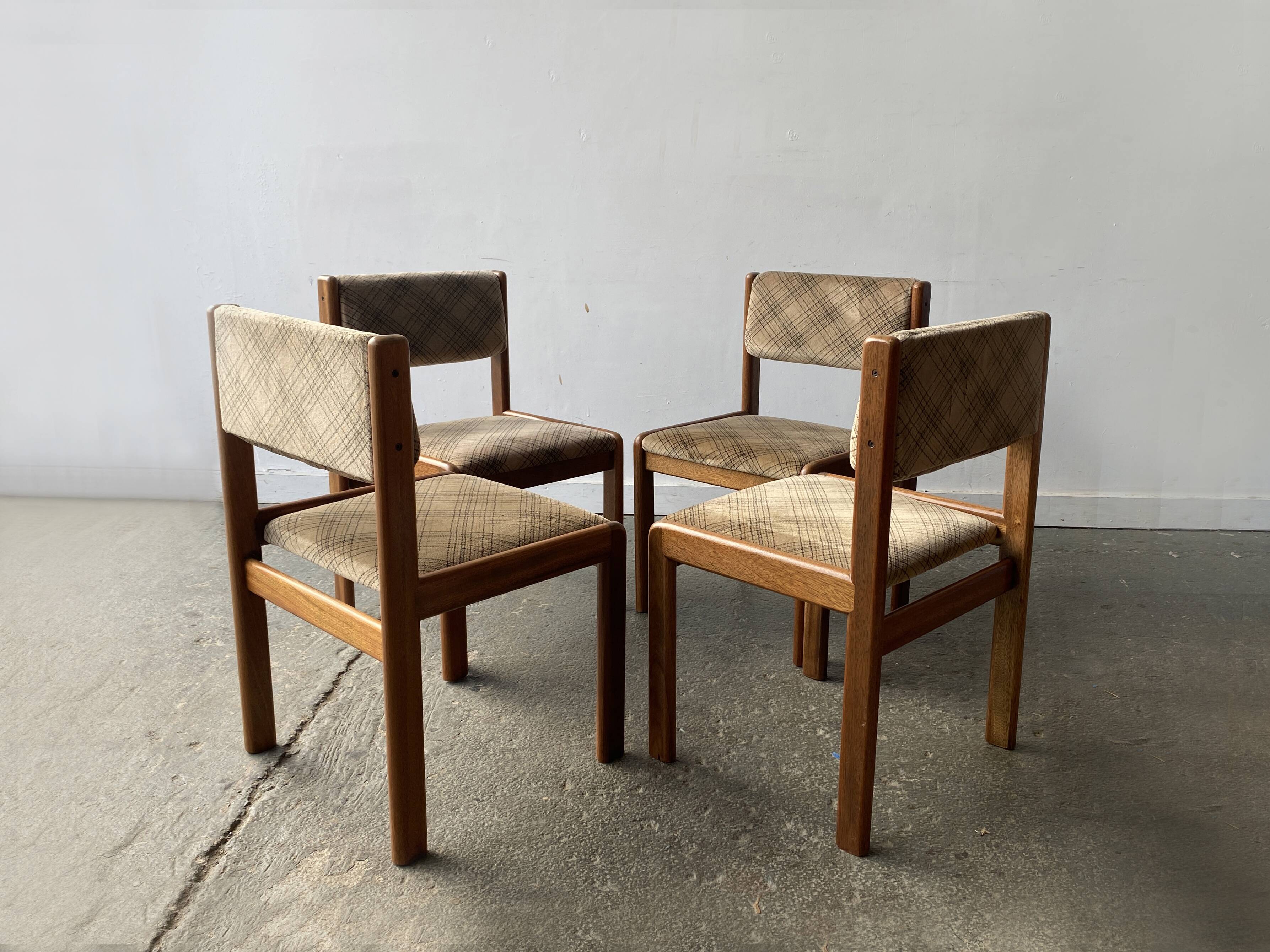 Set of 4 1960’s Mid-Century Dining Chairs by G Plan