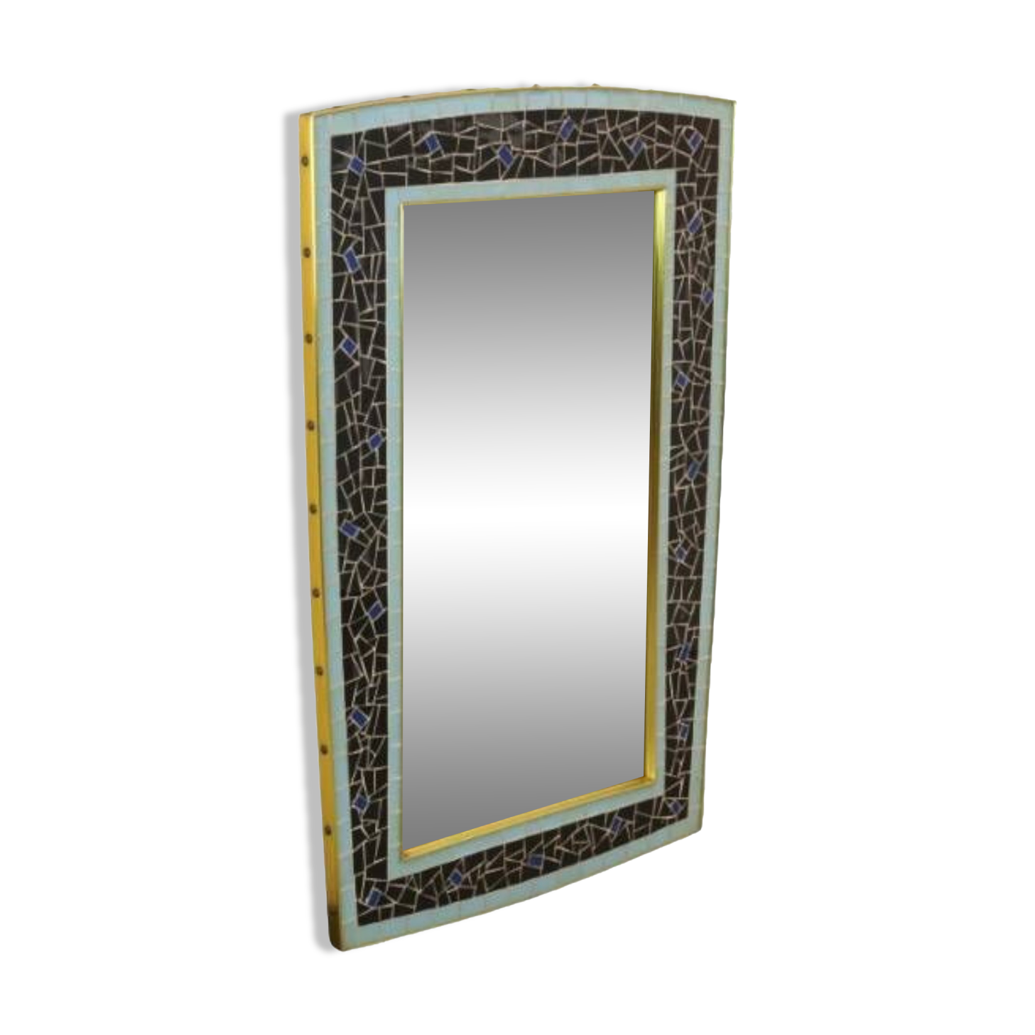 Jaren '50 -  mozaïek wandspiegel 'kulmbach'