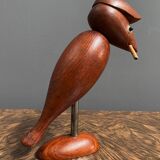 Teak bird bottle opener 1960s