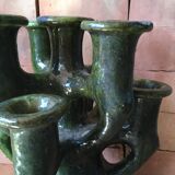 Tamegroute pottery candle holder