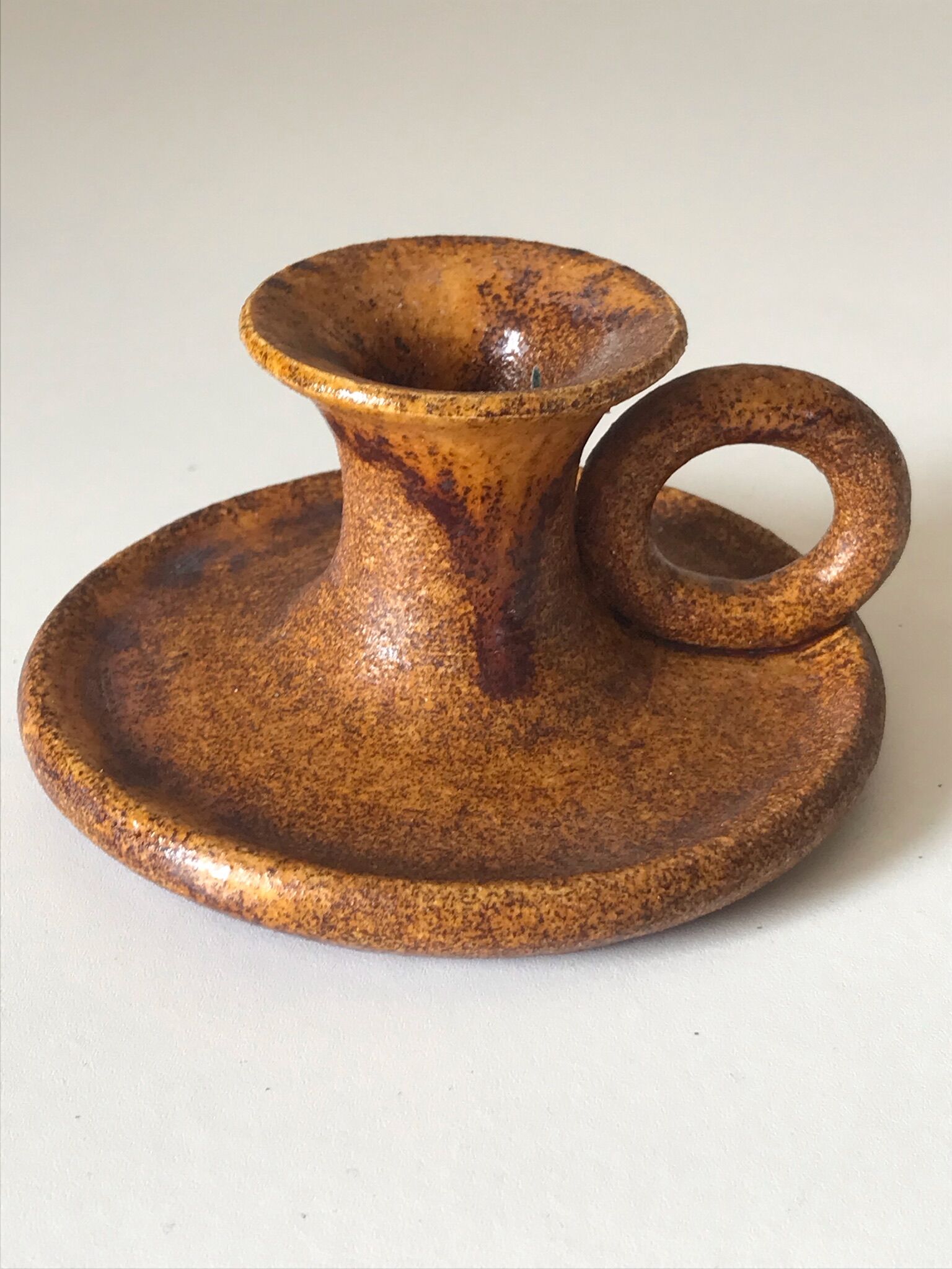 Ceramic candle holder accolay vintage design 60 years