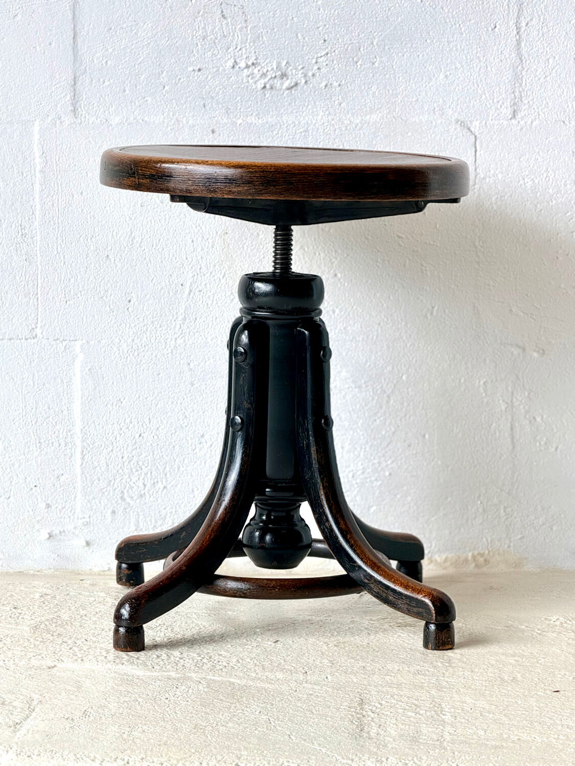 Fischel Bentwood Swivel Stool, 1930’