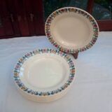 8 deep plates Terre de Fer Berthe / Longchamp
