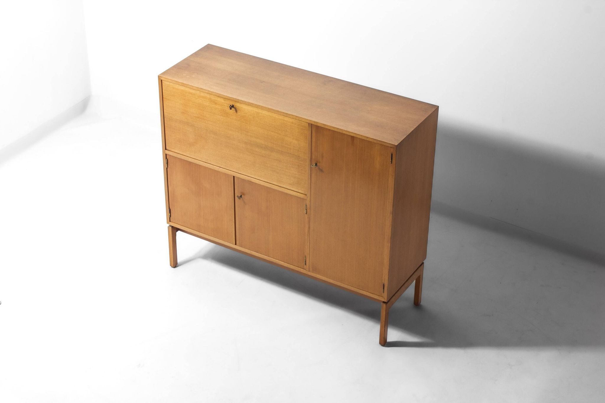 Illuminated mid-century bar cabinet by Jos de Mey, Belgium 1960s