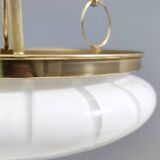 Murano Glass and Brass Ceiling Light in Neoclassical Style, Italy