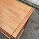 Glass-fronted Scandinavian oak sideboard from the 1980s.