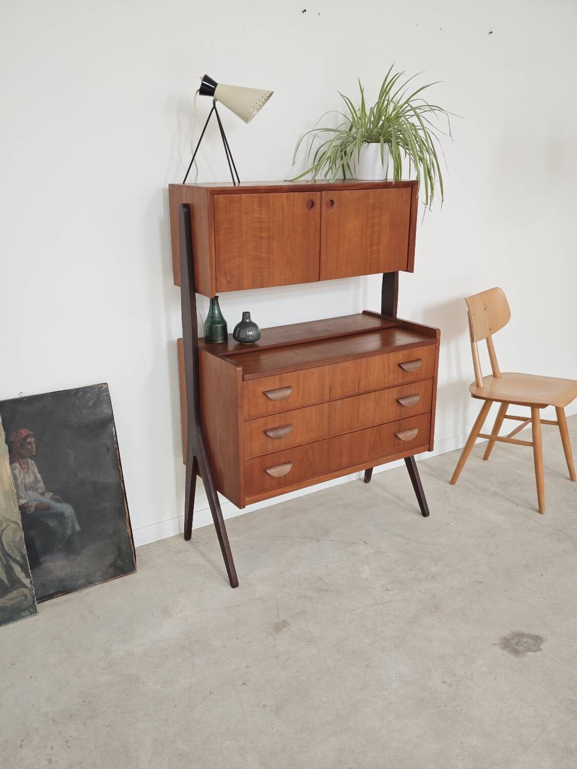 Coiffeuse/Bureau par Poul Volther pour Orum,  Samcom Danemark