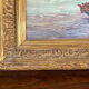 Old marine painting – Oil on panel signed Léo Spanoghe