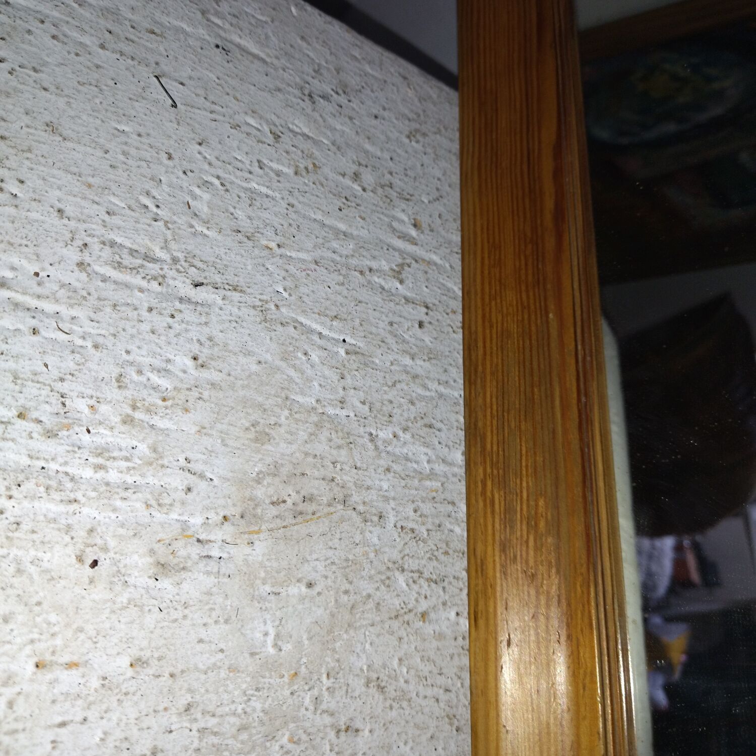 Scandinavian pine mirror Makisen Kuvastin 80s