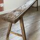 Oak farm bench