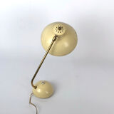 Midcentury Italian lacquer and brass table lamp from 50s