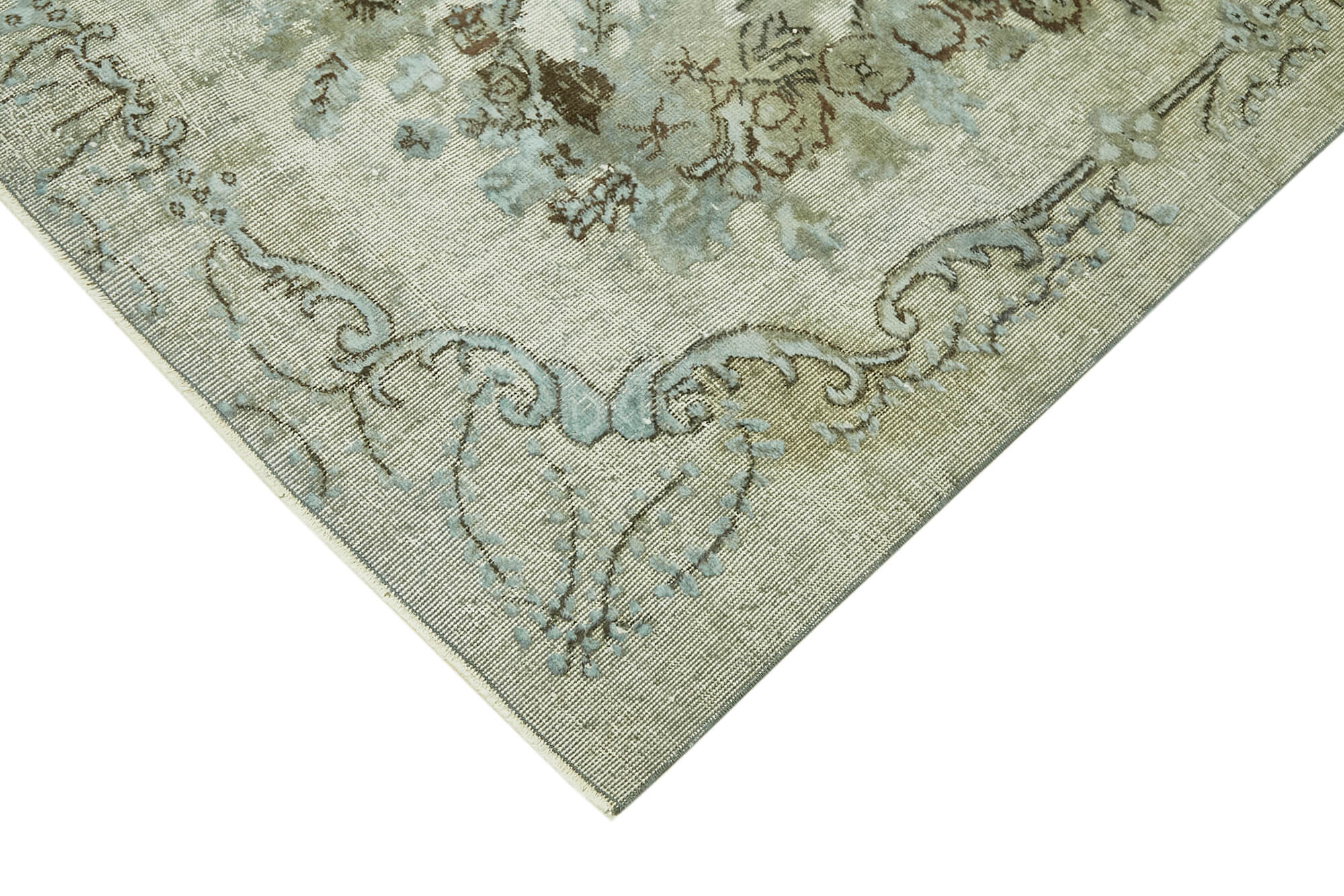 Hand-knotted carved turkish 1970s, 171 cm x 274 cm