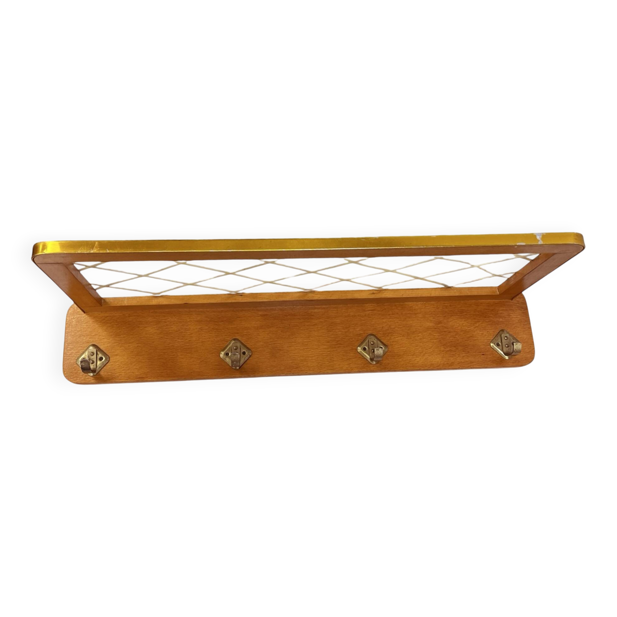 Porte-manteau Rudi Volket, Bruxelles, design moderne du milieu du siècle, Allemagne, années 1950.