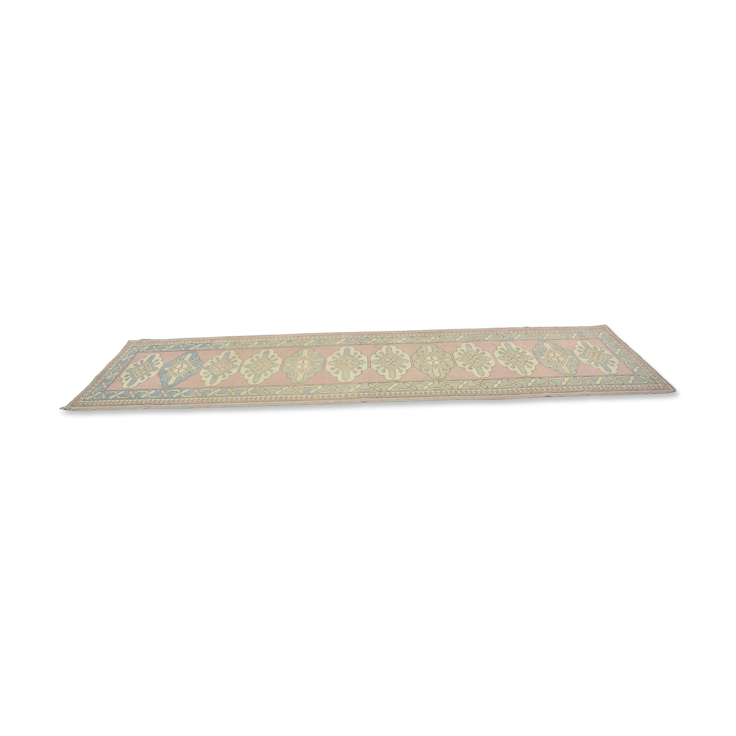 Wool Antique Turkish Wool Vintage Carpet sku 3569