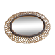 Miroir en rotin