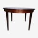 Table ronde scandinave en palissandre