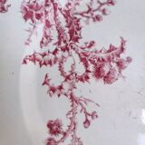 Dish Pink Thistles Porcelain Opaque by Gien