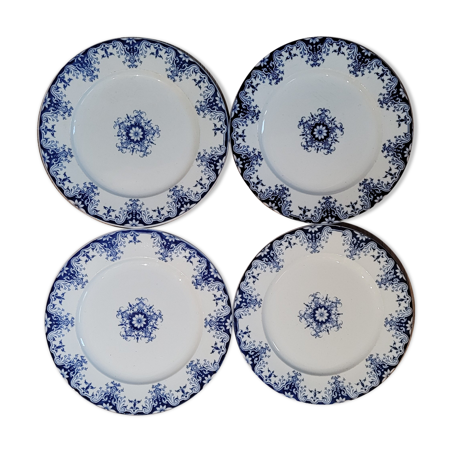 Set 4 plates JVB Luneville
