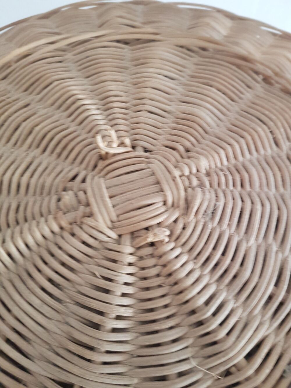 Vintage worker in rattan