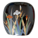Vase japonais Yamaji à décor d'iris