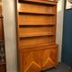 Vintage bookcase feet compass